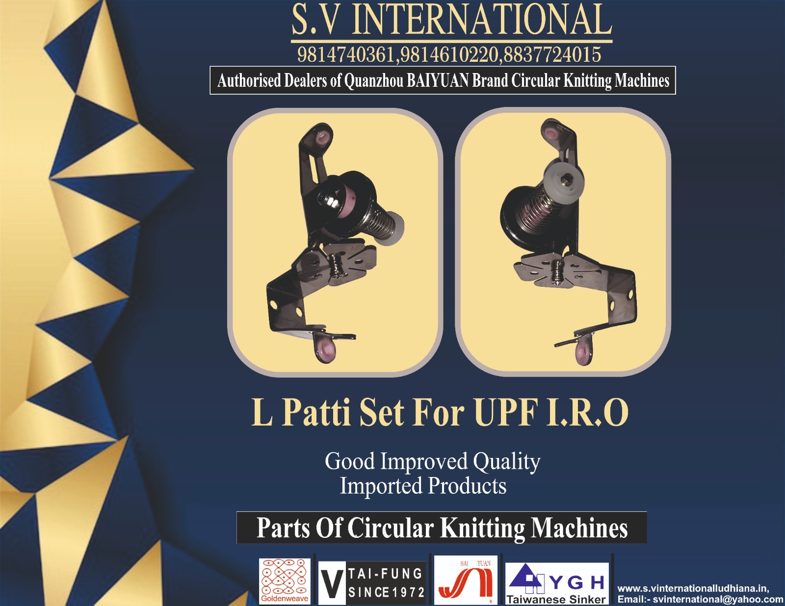 L Patti Set For UPF I.R.O
