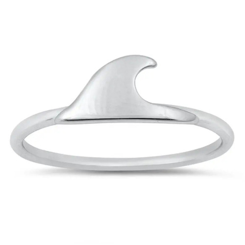 925 Sterling Silver Handcrafted Silver Wave Ring Solid Silver Wave Ring
