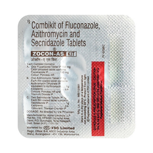 Fluconazole Azithromycin And Secnidazole Tablets