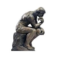 Fiber Black Statue Manufacturer