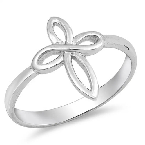 925 Sterling Silver Handcrafted Celtic Cross Ring Solid Silver Ring