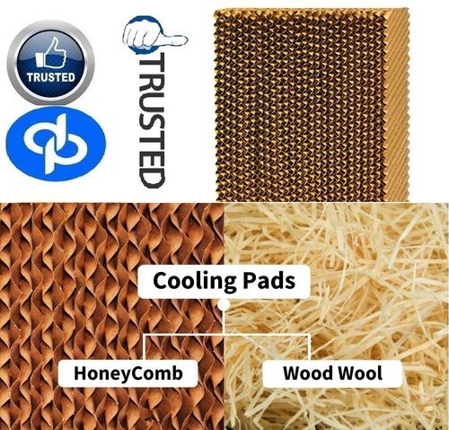 Cellulose Honeycomb Water Pad By Pithampur Madhya Pradesh Application: Live Stocks Greenhouses Gas Turbine Pre Cooler For Air Cooled Condenser Spray Painting Booth Industrial Applications Commercial Applications