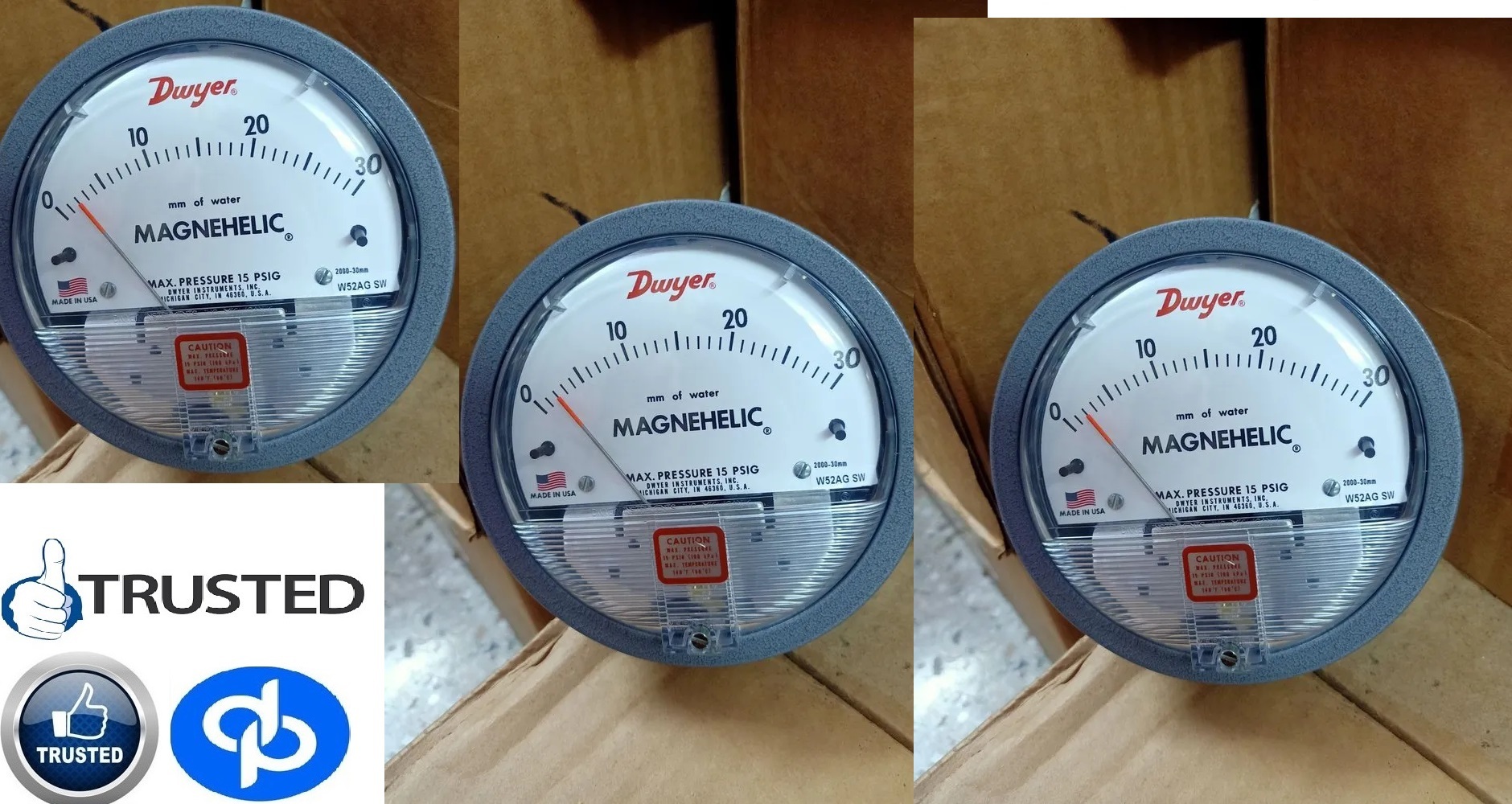 Dwyer Maghnehic gauges by Hasanpur Uttar Pradesh