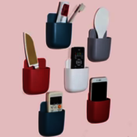 WALL MOUNTED STORAGE BOX REMOTE STORAGE ORGANIZER CASE (MULTICOLOUR)