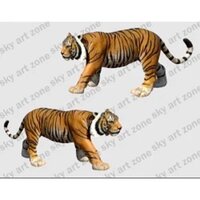 fiberglass tiger statue