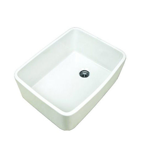 White Ceramic Kitchen Sink