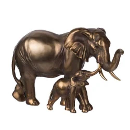 Fiberglass Golden Elephant Statue Height: As Per Requirement