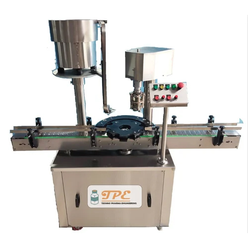 Automatic single head cap sealing machine