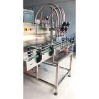 Silver Automatic Lotion Filling Machine