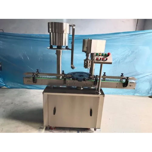 Automatic Single Head Screw Cap Sealing Machine