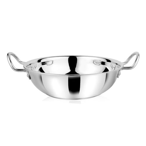 Stainless Steel Deep Kadhai 18G