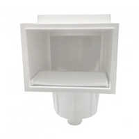 White Aluminium Swimming Pool Skimmer