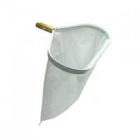 Bluewave White Deep Leaf Net - Aluminum Handle, Rectangle Shape, Commercial Use, 1-year Warranty