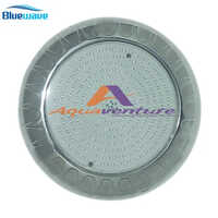 Led Swimming Pool Light - 18w Round Metal Design | Cool White, 12v Input Voltage, Silver Finish