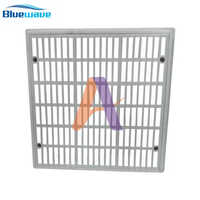 White 9X9 Inch Swimming Frame Grate