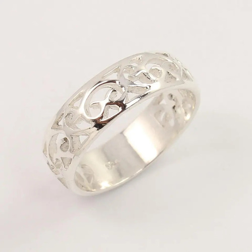 925 Sterling Silver Unique Handmade Plain Wide Designer Anniversary Band Ring