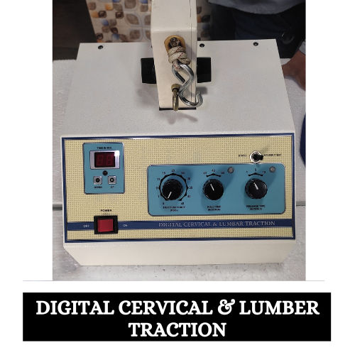  स्टील मी 12 डिजिटल सर्वाइकल लम्बर ट्रैक्शन मशीन
