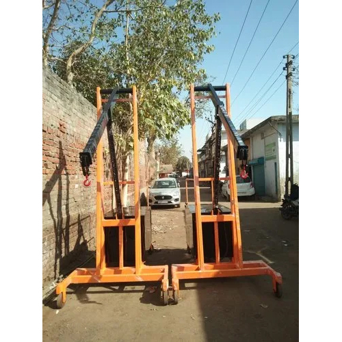2 Ton Manual मोबाइल Floor Crane
