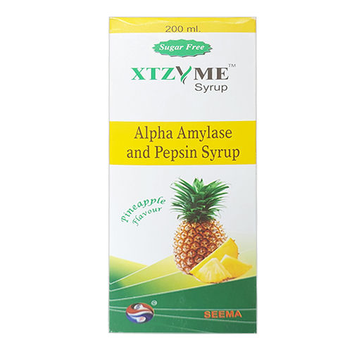 200 Ml Alpha Amylase And Pepsin Syrup General Medicines