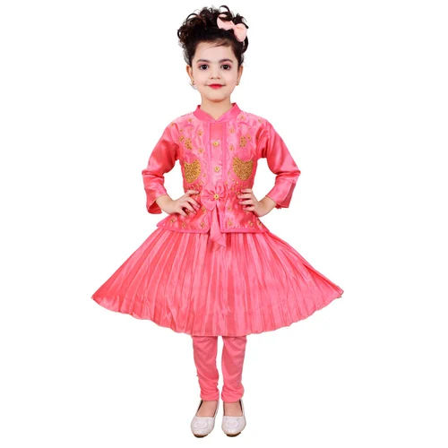 Kids Chiffon Girls Frock Age Group: 5 Year