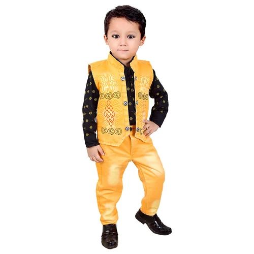 Buy Checked Baba Suit for Baby Boys – Mumkins