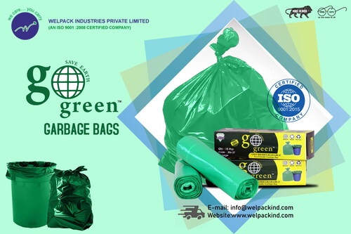 Green Oxo Biodegradable Small Garbage Bags
