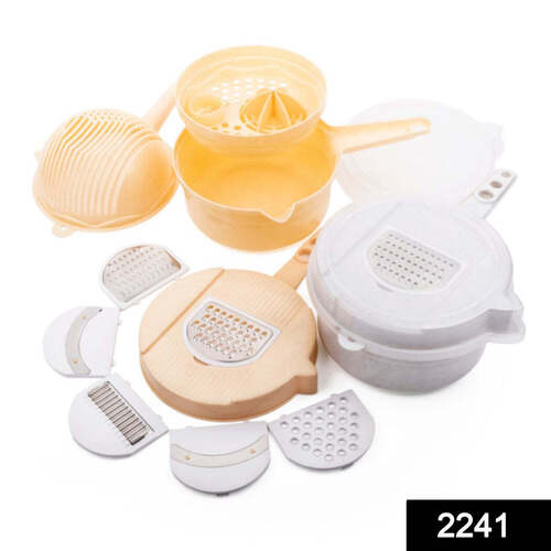 MULTIPURPOSE 12 IN 1 VEGETABLE AND FRUIT CHOPPER CUTTER GRATER SLICER(2241)