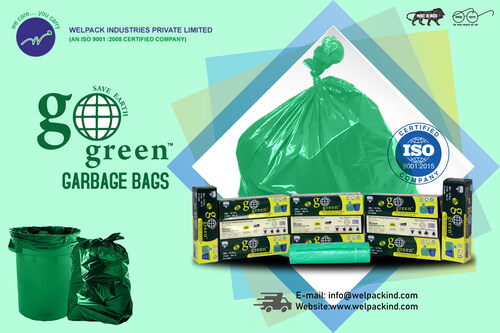 Green Oxo Biodegradable Medium Garbage Bags