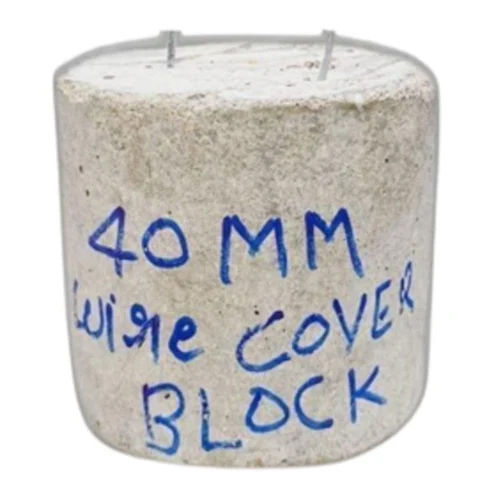 40Mm Cement Wire Cover Block Dry Density Grade: First Class