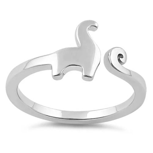 925 Sterling Silver Handmade Attractive Dinosaur Ring Silver Solid Silver Ring