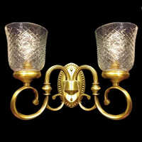 Glass S Bracket Wall Light