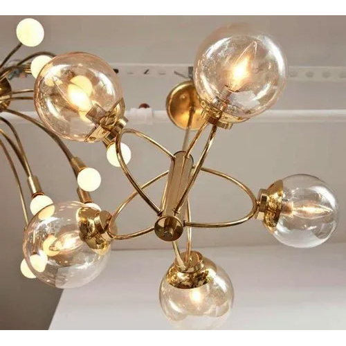 5 Light Pipe Circle Doom Chandelier Light Application: Home