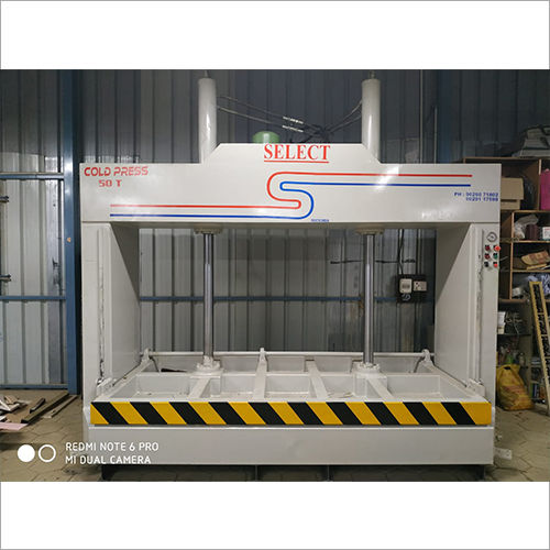 50 Ton Cold Press Machines - Color: White