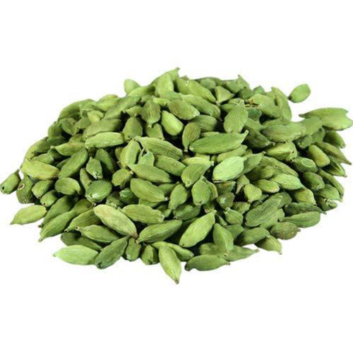 Green Elaichi - Raw Aromatic Spice, Pungent Sweet & Lemony Flavor, Ideal for Dishes, Chai Tea, and Kulfi