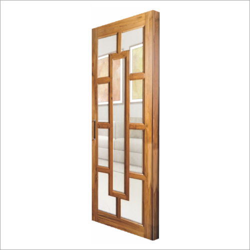 Brown Solid Wood Jali Doors