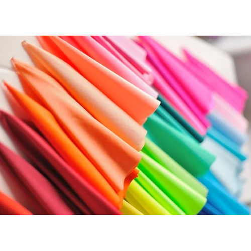 Colored Cotton Lycra Fabric