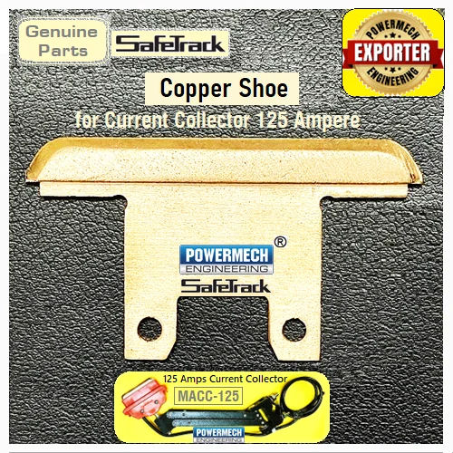 Copper Current Collector Shoe 125 Amps