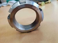 Km Series Check Nuts - Self Finish, Size Km 7 To Km 40 | Designed For Agricultural And Machinery Applications