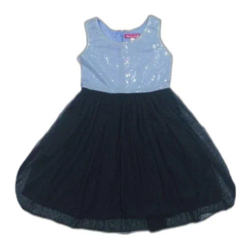Girls Rayon Party Wear Frock - Custom Size Modern Style | Perfect for Special Occasions and Festive Celebrations
