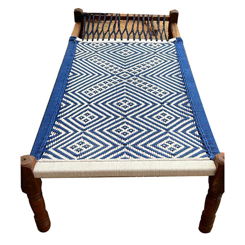 Traditional Wooden Charpai