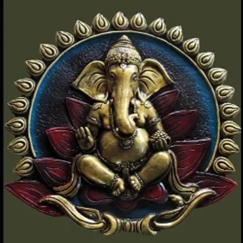 Fiber Matte Shree Ganesh Wall Fiber Murals