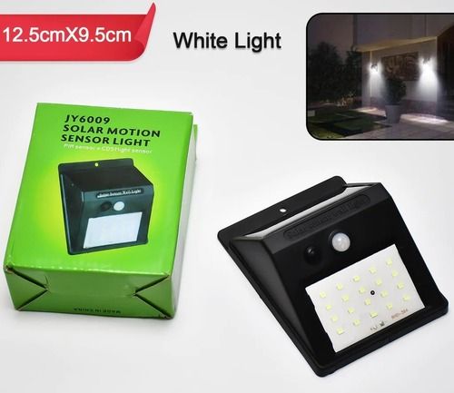 White Solar Wireless Security Motion Sensor LED Night Light