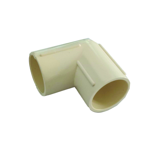 CPVC Plain Elbow - CPVC Material, L Type, Tan Color, -20 to +80Â°C Working Temperature, Plain Surface Treatment | Durable for Water and Corrosive Applications