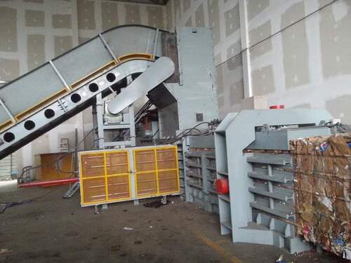 Horizontal Paper Baler Machine