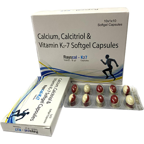 Calcium Calcitriol And Vitamin K2-7 Softgel Capsules