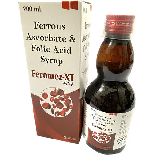 200 Ml Ferrous Ascorbate And Folic Acid Syrup General Medicines