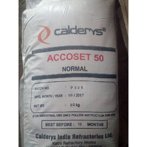 Accoset 50 Normal Refractory Castables - Basic Refractory Material for Industrial Applications | High Thermal Resistance, Durability, & Versatility