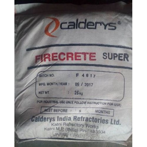 Firecrete Super Refractory Castables - Basic Refractory Material | Industrial Application, High Heat Resistance, Durable Performance