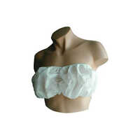 White Disposable Bra - Plastic Material , Good Quality For Commercial Use