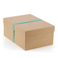 Corrugated Shoe Packaging Box - Paper Material, Rectangular Shape, Various Sizes | Brown, White, Or Printed, Ideal For Storage & Shipping